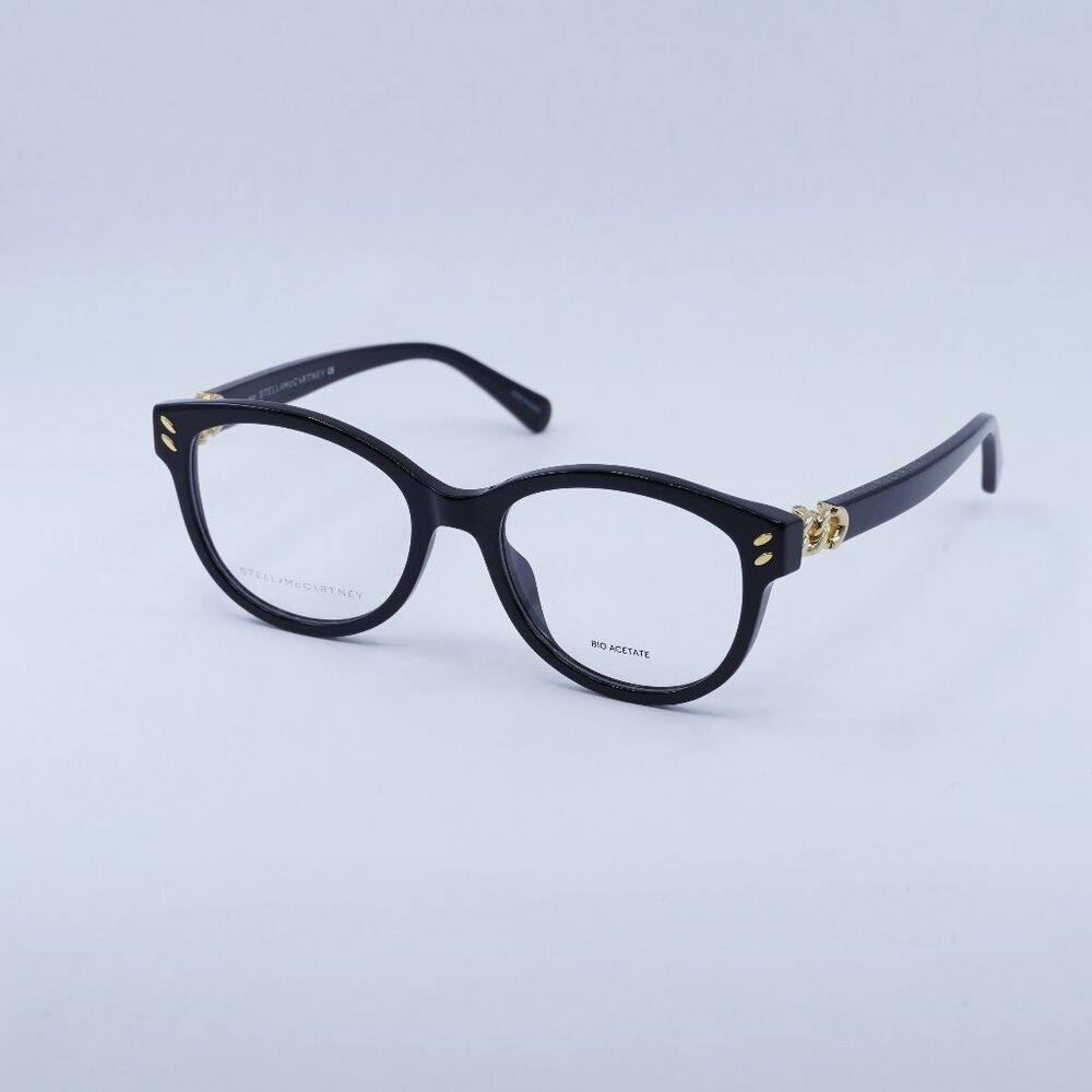 Stella McCartney SC50006I 001 Eyeglasses - Black/Gold Frame 53mm